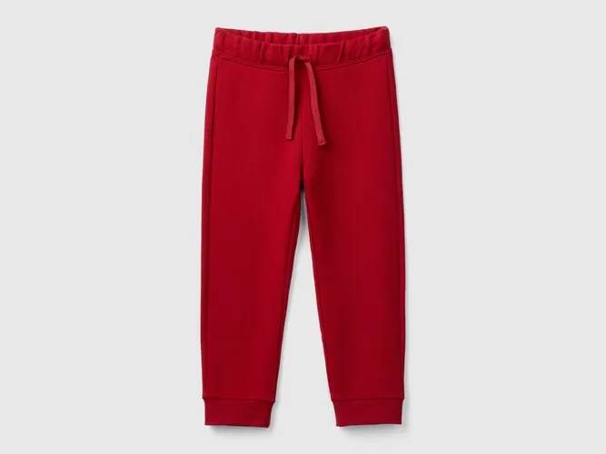 Benetton, Jogging En Molleton Coupe Regular, taille 12-18, Rouge, Enfants - United Colors of Benetton - Modalova