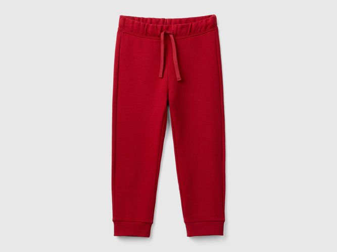 Benetton, Jogging En Molleton Coupe Regular, taille 4-5, Rouge, Enfants - United Colors of Benetton - Modalova