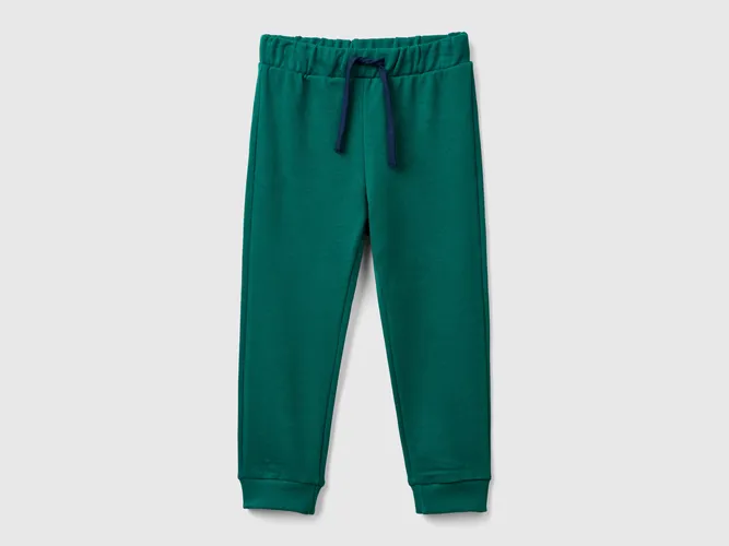 Benetton, Jogging À Petite Poche, taille 4-5, Vert Foncé, Enfants - United Colors of Benetton - Modalova