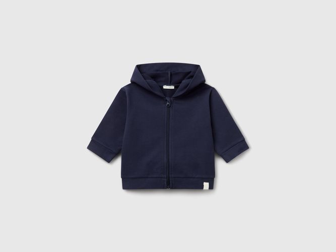 Benetton, Sweat À Capuche En Coton, taille 0-1, Bleu Foncé, Enfants - United Colors of Benetton - Modalova