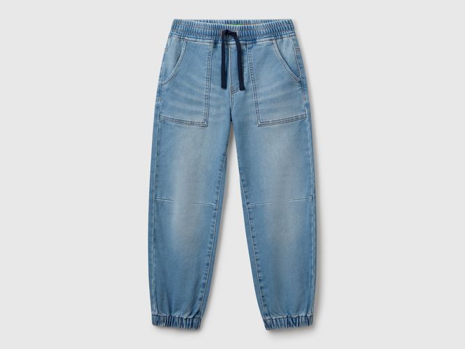 Benetton, Le Jogger En Jean, taille 2XL, Bleu Clair, Enfants - United Colors of Benetton - Modalova
