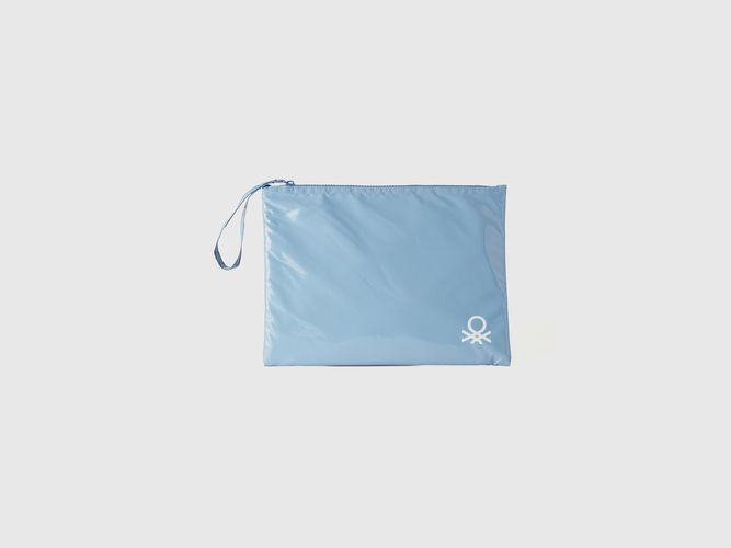 Benetton, Grande Pochette À Logo, taille OS, Bleu Clair - United Colors of Benetton - Modalova