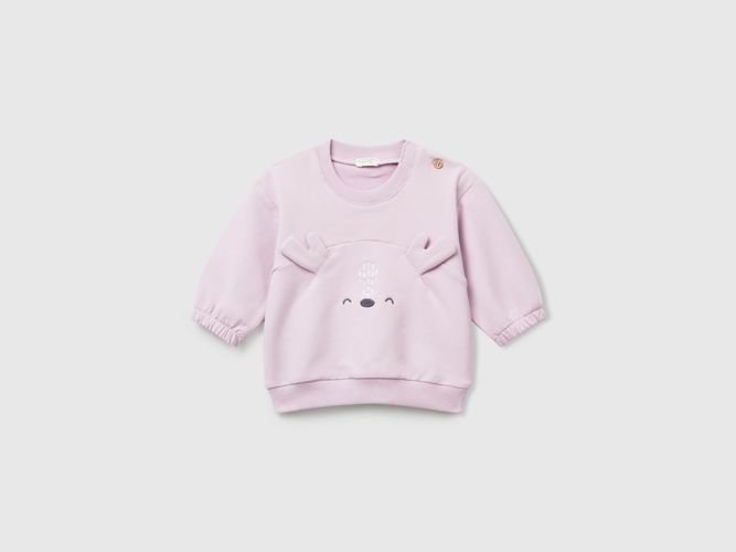 Benetton, Sweat-shirt Avec Broderie Et Patch, taille 0-1,, Enfants - United Colors of Benetton - Modalova