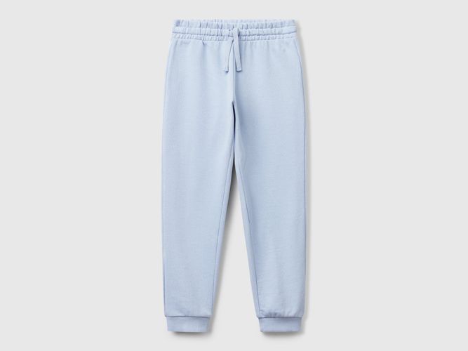 Benetton, Pantalon De Survêtement Avec Logo, taille 2XL, Bleu Clair, Enfants - United Colors of Benetton - Modalova