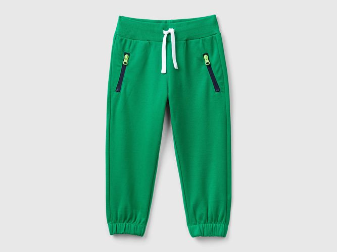 Benetton, Pantalon À Imprimé Et Cordon De Serrage, taille 18-24, Vert, Enfants - United Colors of Benetton - Modalova