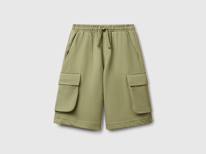 Benetton, Short Cargo En Molleton Léger, taille 2XL,, Enfants - United Colors of Benetton - Modalova