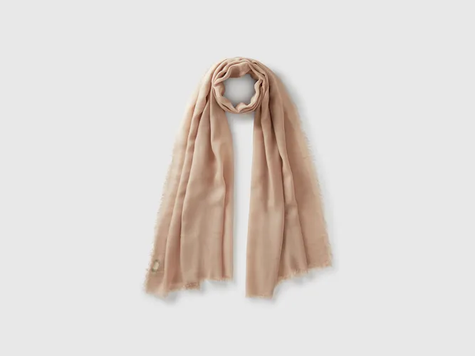 Benetton, Foulard En Soie Et Modal, taille OS, - United Colors of Benetton - Modalova