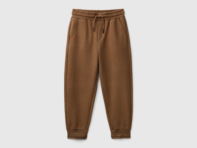 Benetton, Pantalon En Molleton Chaud À Imprimé, taille 2XL, Marron, Enfants - United Colors of Benetton - Modalova