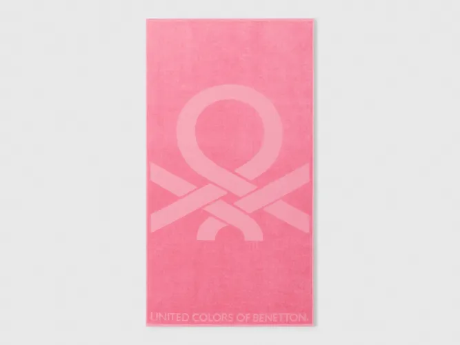 Benetton, Serviette De Plage Jacquard, taille OS, Rose - United Colors of Benetton - Modalova