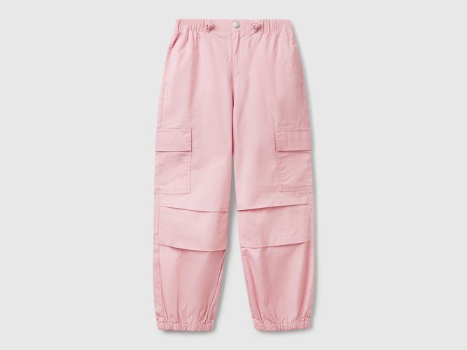 Benetton, Pantalon Cargo En Coton Stretch, taille 2XL, Rose, Enfants - United Colors of Benetton - Modalova