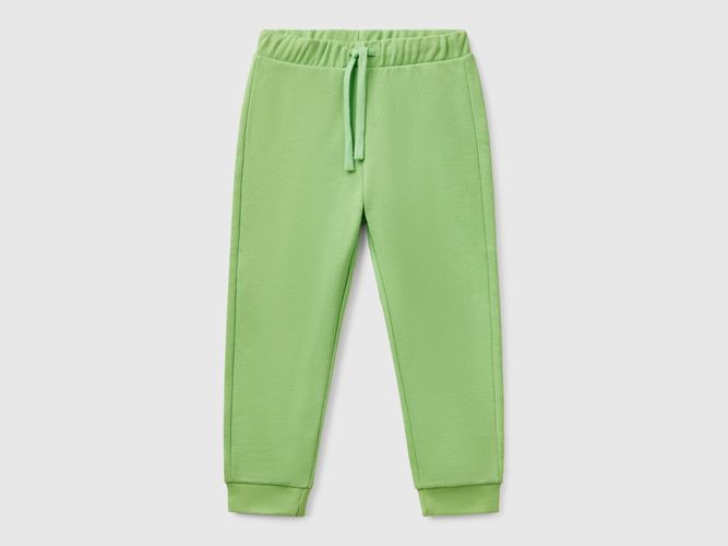 Benetton, Pantalon En Coton À Logo, taille 12-18, Vert, Enfants - United Colors of Benetton - Modalova