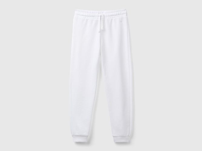 Benetton, Pantalon De Jogging À Logo, taille 2XL, Blanc, Enfants - United Colors of Benetton - Modalova