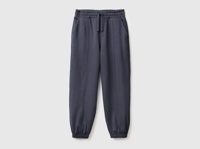 Benetton, Pantalon De Jogging En Polaire Chaude, Taille: 2XL, Bleu Horizon, Enfants - United Colors of Benetton - Modalova