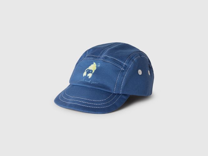 Benetton, Casquette De Baseball Avec Imprimé, taille 1-3, Bleu, Enfants - United Colors of Benetton - Modalova