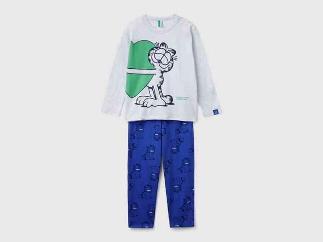 Benetton, Pyjama Garfield 2024 By Paws, Inc., taille 18-24, Gris Clair, Enfants - United Colors of Benetton - Modalova