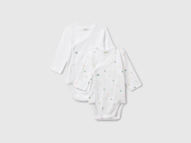 Benetton, Deux Bodys En Coton, taille 0-1, Multicolore, Enfants - United Colors of Benetton - Modalova