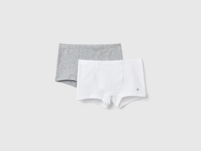 Benetton, Deux Boxers En Coton Stretch, taille 18-24, Multicolore, Enfants - United Colors of Benetton - Modalova