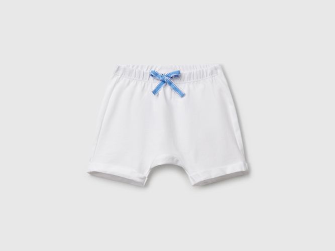 Benetton, Short Avec Patch Au Dos, taille 0-1, Blanc, Enfants - United Colors of Benetton - Modalova