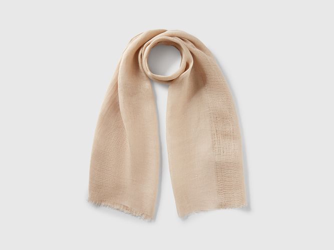 Benetton, Écharpe Légère Pur Lin, taille OS, - United Colors of Benetton - Modalova