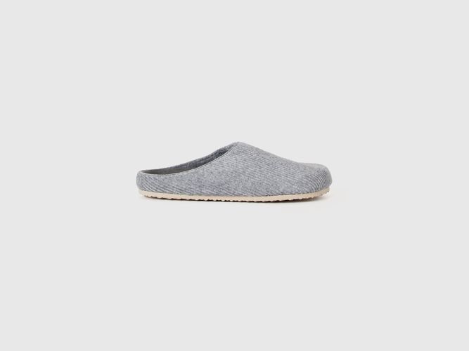 Benetton, Chaussons En Mélange De Coton, taille 41, Gris Clair - United Colors of Benetton - Modalova