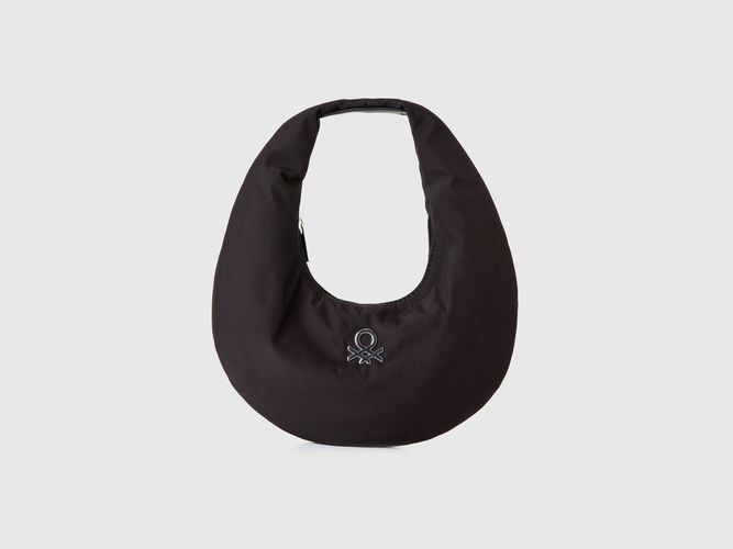 Benetton, Sac Demi-lune Porté Épaule, taille OS, Noir - United Colors of Benetton - Modalova