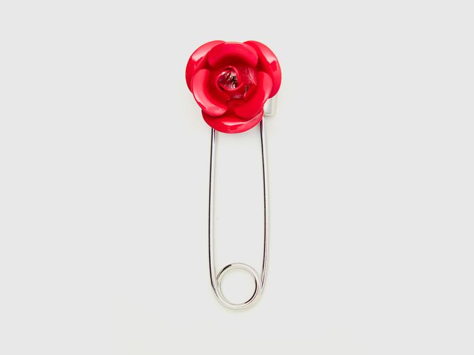 Benetton, Broche Avec Rose, taille OS, Rouge - United Colors of Benetton - Modalova