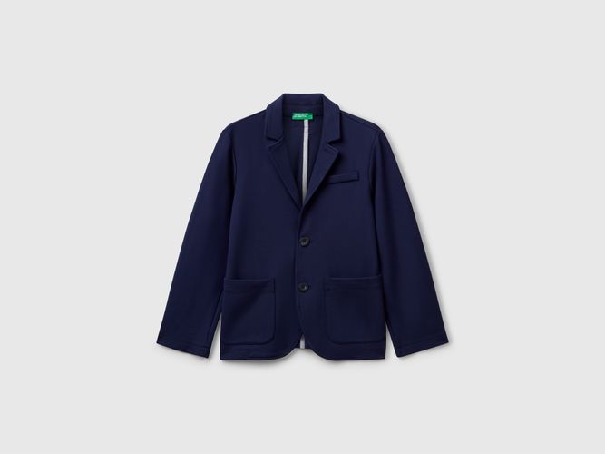 Benetton, Blazer En Viscose Mélangée, taille 2XL, Bleu Foncé, Enfants - United Colors of Benetton - Modalova