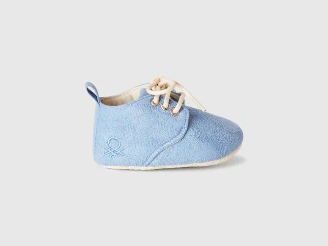 Benetton, Bottines En Daim, taille 18, Bleu Ciel, Enfants - United Colors of Benetton - Modalova