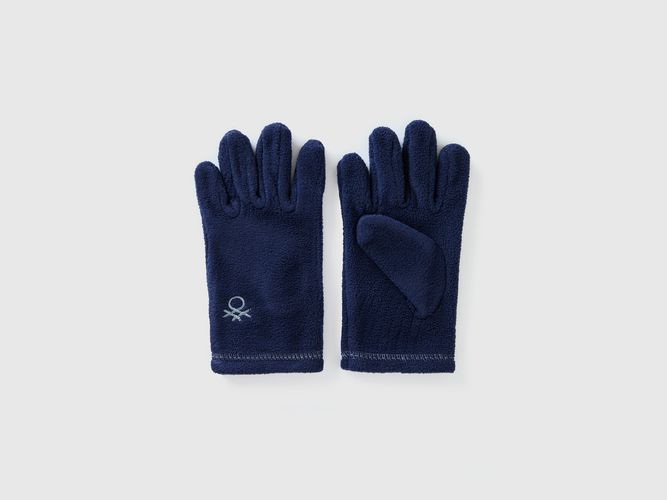 Benetton, Gants En Polaire, taille XL-3XL, Bleu Foncé, Enfants - United Colors of Benetton - Modalova