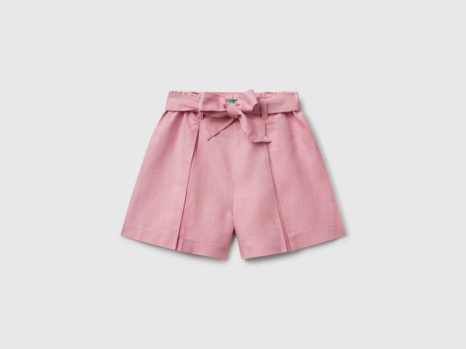 Benetton, Bermuda Avec Ceinture, taille 12-18, Rose, Enfants - United Colors of Benetton - Modalova