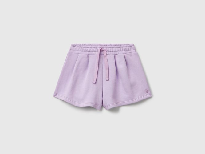 Benetton, Short En Molleton De Coton, taille 2-3, Lilas, Enfants - United Colors of Benetton - Modalova