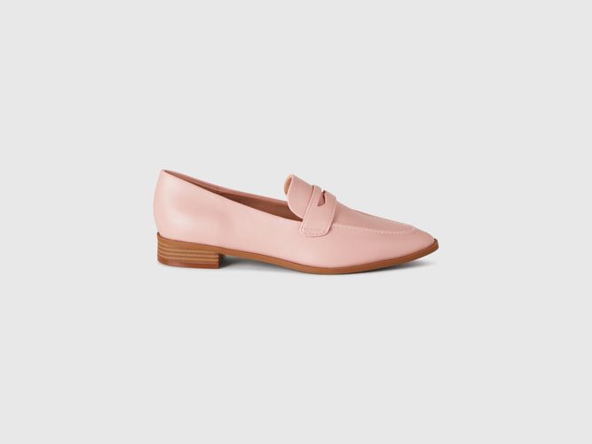 Benetton, Mocassins En Tissu Enduit, taille 36, Rose - United Colors of Benetton - Modalova