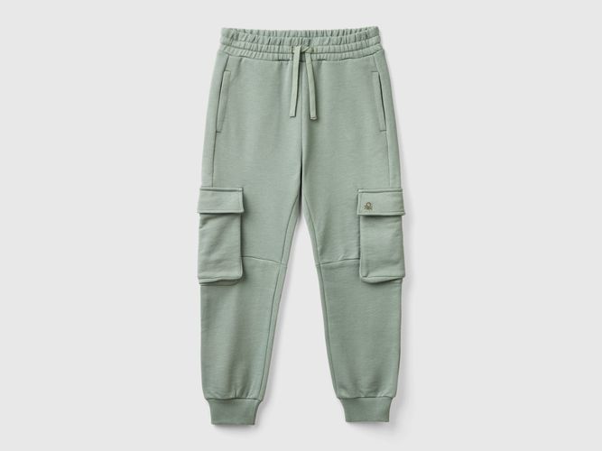 Benetton, Pantalon Cargo En Molleton, taille 2XL, Vert Clair, Enfants - United Colors of Benetton - Modalova