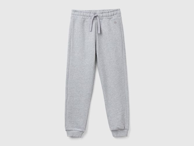 Benetton, Pantalon De Jogging À Logo, taille 2XL, Gris Clair, Enfants - United Colors of Benetton - Modalova