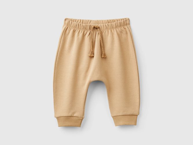 Benetton, Pantalon En Molleton Chaud Avec Petite Poche, taille 0-1, , Enfants - United Colors of Benetton - Modalova