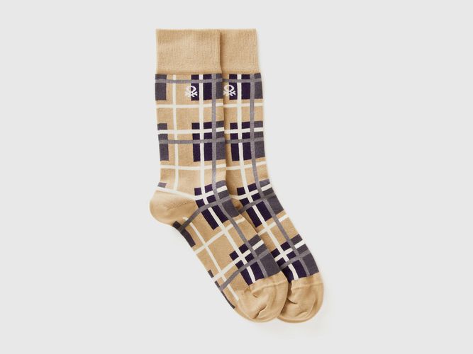 Benetton, Chaussettes Longues Tartan, taille 36-41, - United Colors of Benetton - Modalova