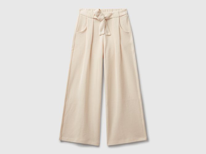 Benetton, Pantalon À Ceinture En Coton Chaud, taille 2XL, , Enfants - United Colors of Benetton - Modalova