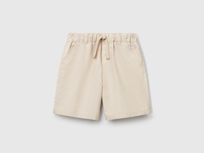 Benetton, Short 100% Coton Avec Cordon De Serrage, taille 12-18, , Enfants - United Colors of Benetton - Modalova