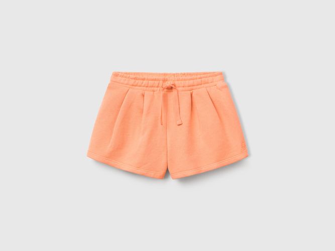 Benetton, Short En Molleton De Coton, taille 12-18, Rose Pêche, Enfants - United Colors of Benetton - Modalova