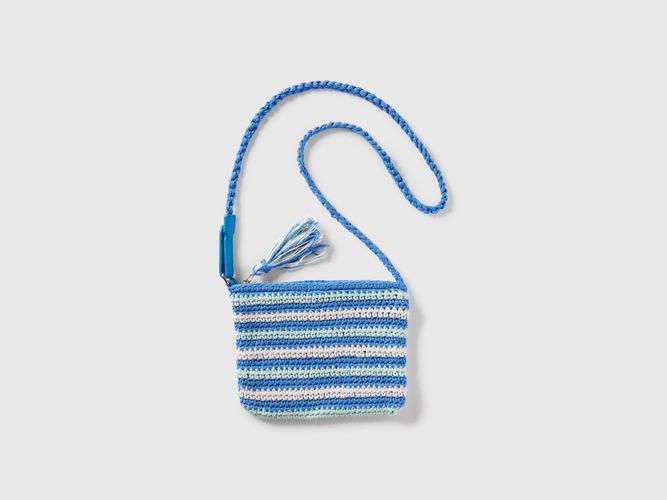 Benetton, Sac Au Crochet Avec Pompons, taille OS, Multicolore, Enfants - United Colors of Benetton - Modalova