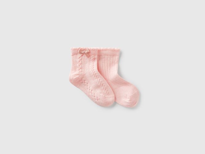 Benetton, Ensemble De Chaussettes En Coton Mélangé, taille 0-3, Rose, Enfants - United Colors of Benetton - Modalova