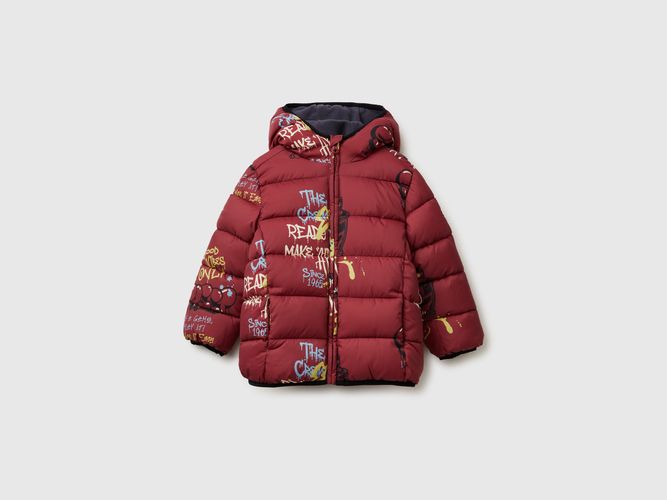 Benetton, Veste À Motifs " rain Defender ", Taille: 12-18, Corail, Enfants - United Colors of Benetton - Modalova