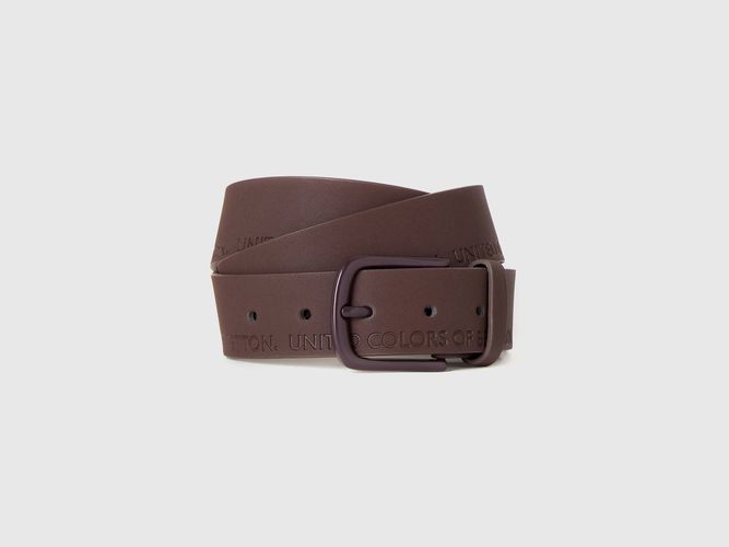 Benetton, Ceinture À Logo, taille M, Marron Foncé - United Colors of Benetton - Modalova