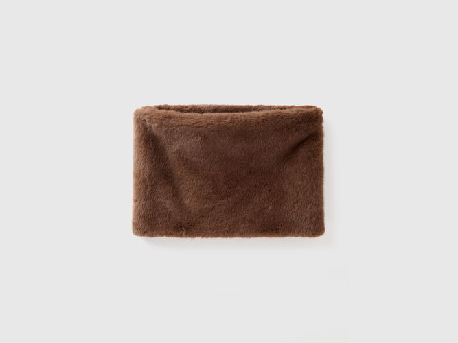 Benetton, Snood En Fourrure Synthétique, taille OS, Marron - United Colors of Benetton - Modalova