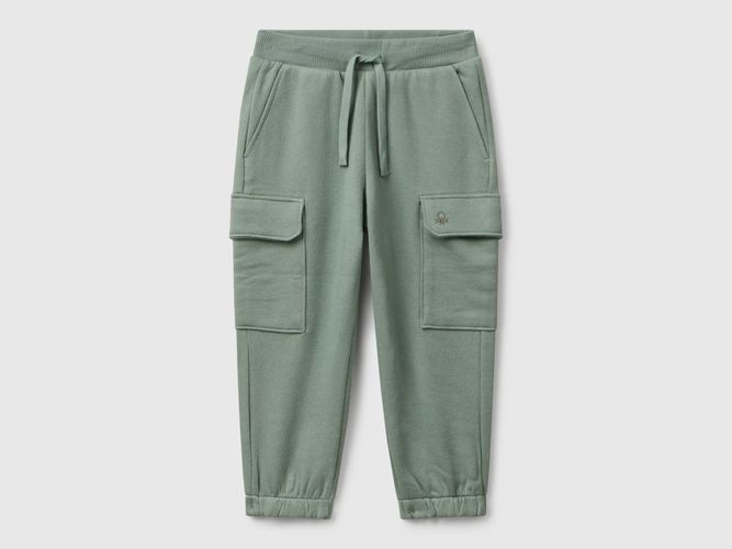 Benetton, Pantalon De Jogging Cargo En Polaire, taille 12-18, Vert Clair, Enfants - United Colors of Benetton - Modalova