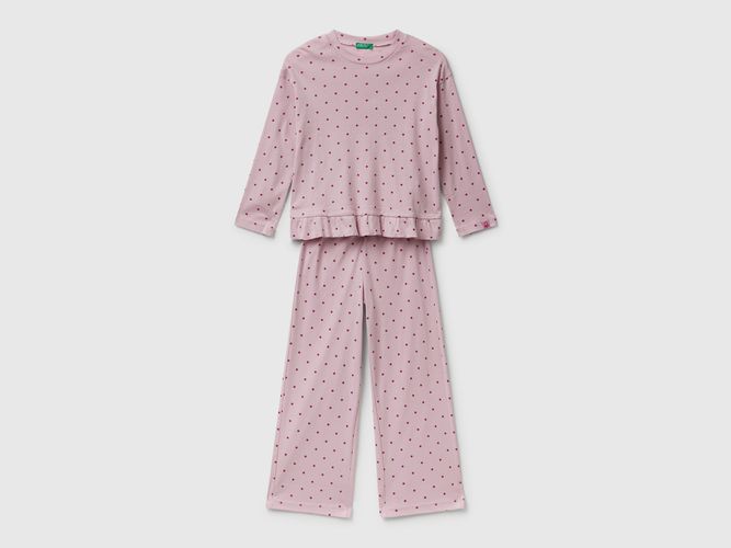 Benetton, Pyjama À Pois, taille 18-24, Rose, Enfants - United Colors of Benetton - Modalova