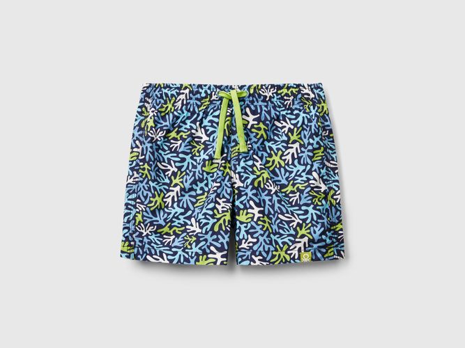 Benetton, Short De Bain En Nylon À Motifs, taille 18-24, Multicolore, Enfants - United Colors of Benetton - Modalova