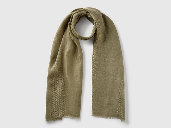 Benetton, Écharpe Légère Pur Lin, taille OS - United Colors of Benetton - Modalova