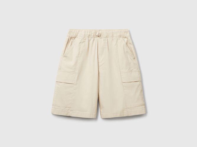 Benetton, Short Parachute En Coton Stretch, taille 2XL, , Enfants - United Colors of Benetton - Modalova