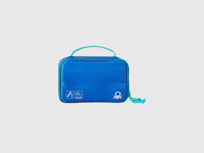 Benetton, Travel Toiletry Bag With Hook, taglia U, Blu, Donna - United Colors of Benetton - Modalova